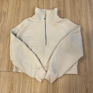 Funnel neck scuba hoodie